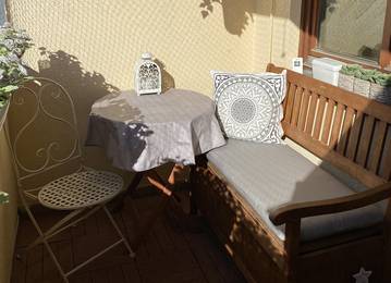 Bankkissen nach Ma in der Farbe Sunny Gris