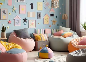 Sitzsack im Kinderzimmer: Gemtlichkeit und Spa fr kleine Entdecker
