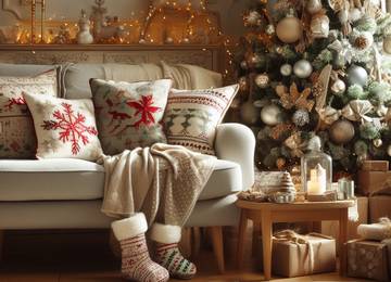 Festliche Atmosphre: Ein Weihnachtliches Zuhause mit Unsere Speziellen Materialien