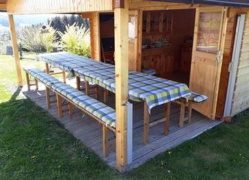 Komfortables Kissen-Set fr das Gartenhaus