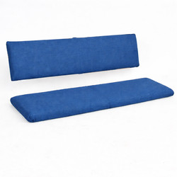 Gartenbankauflage mit separater R�cklehne 121x36x5 cm und 121x26x5 cm