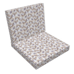Loungekissen-Set 60x60x10 cm (Sitzkissen) 60x43x10 cm (R�cklehne)