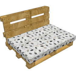 Palette Sitzkissen 120x60x10 cm