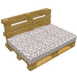 Palettenkissen Sitz 120x80x25 cm