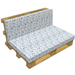 Palettenkissen-Set 2-teilig