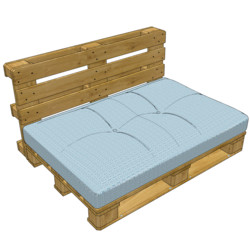 Palettenkissen Sitz 120x80x25 cm