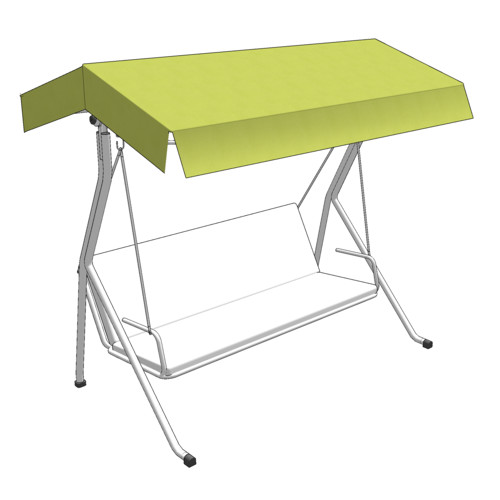 Hollywoodschaukel Dach